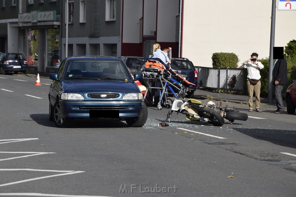 VU Krad PKW Koeln Duennwald Berlinerstr P006.JPG - Miklos Laubert